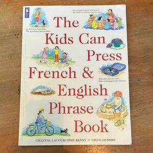 Bilingual French English common phrases Language Learning Book